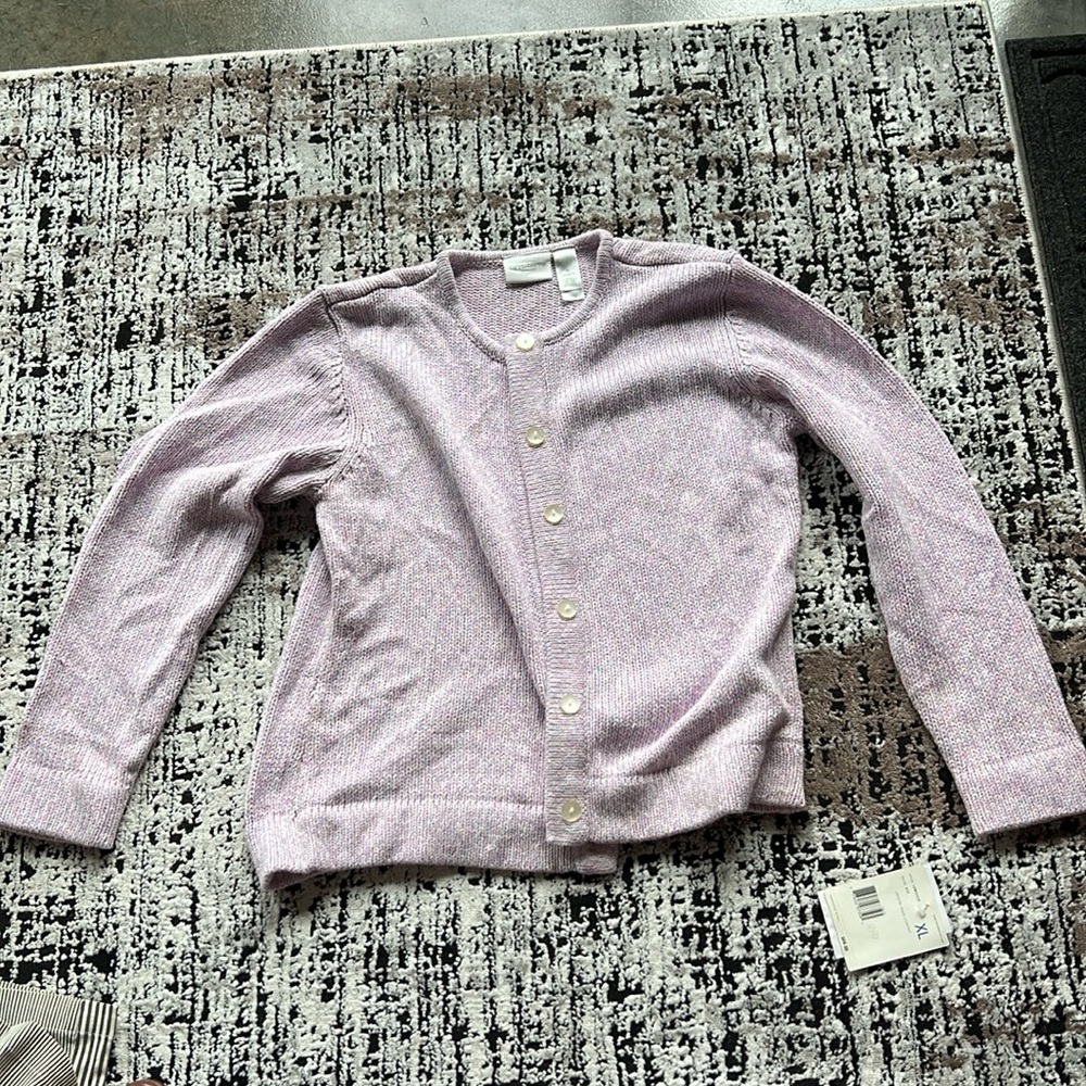 Liz Claiborne Button Down Sweater XL